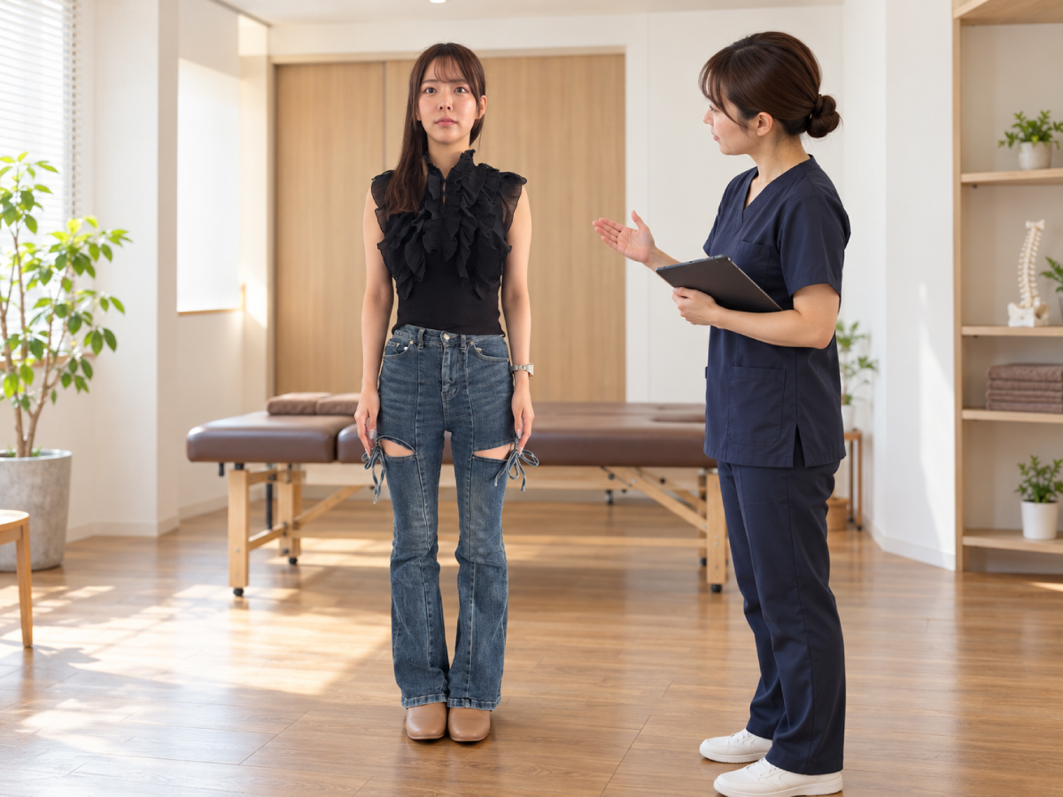 姿勢・動作チェックを行う整体グッドリリース横浜院